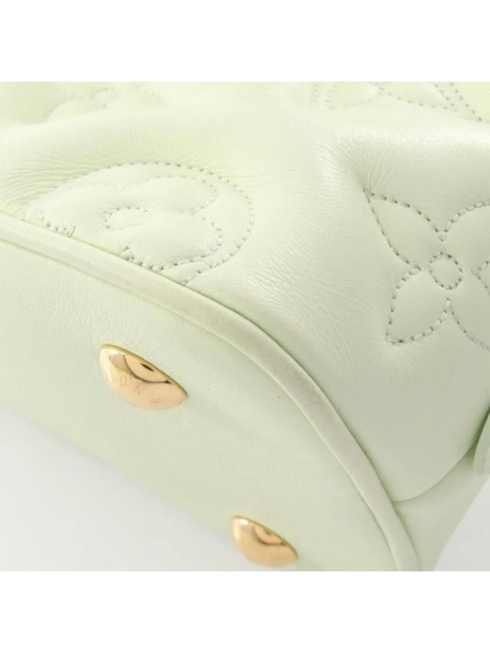 Louis Vuitton Alma Soft BB 2-Way Vert Leather Handbag
